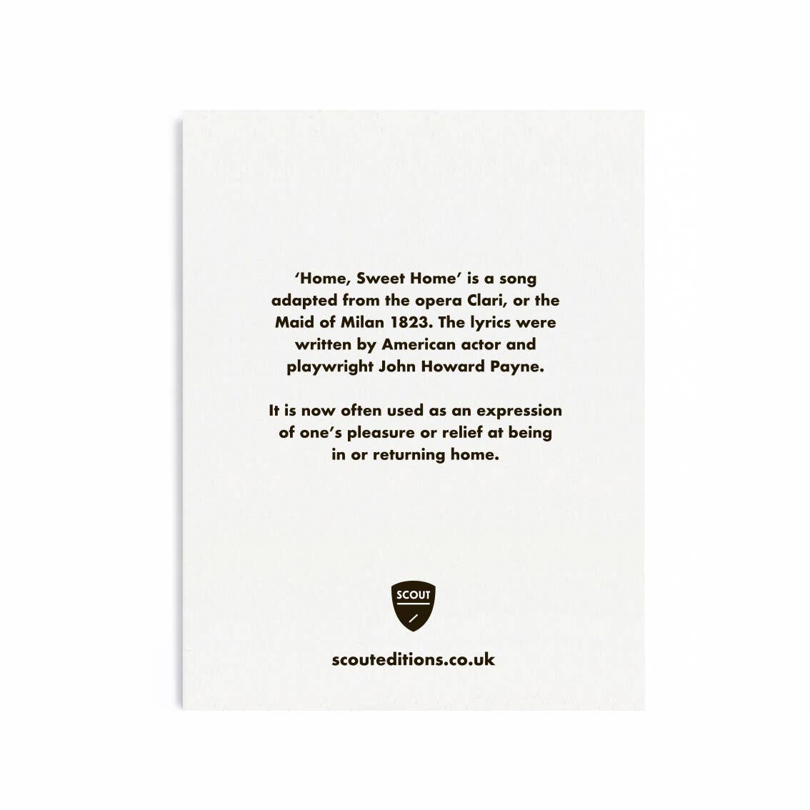 Home Mini Card