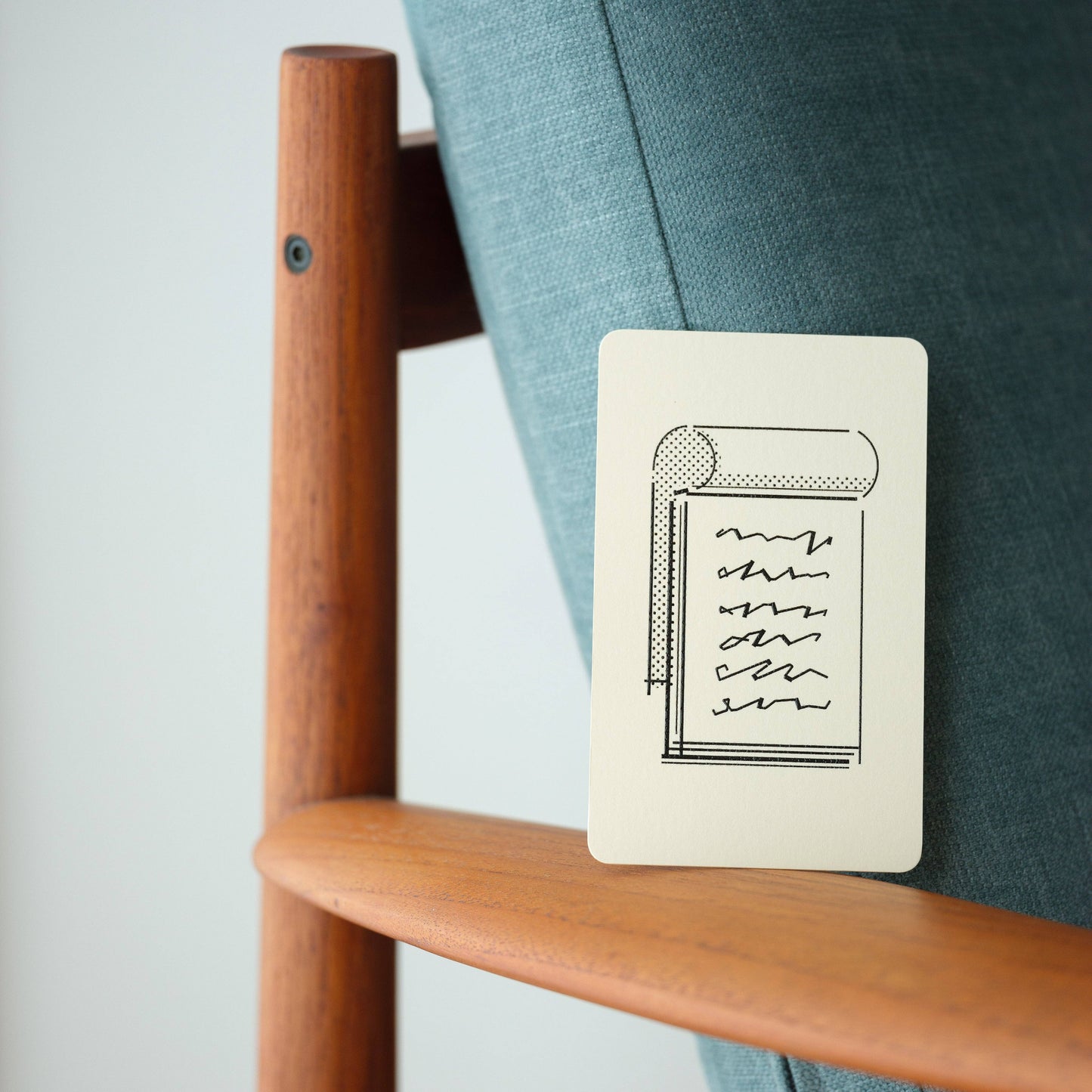 Handmade Embossed Card | Home Series: Notepad