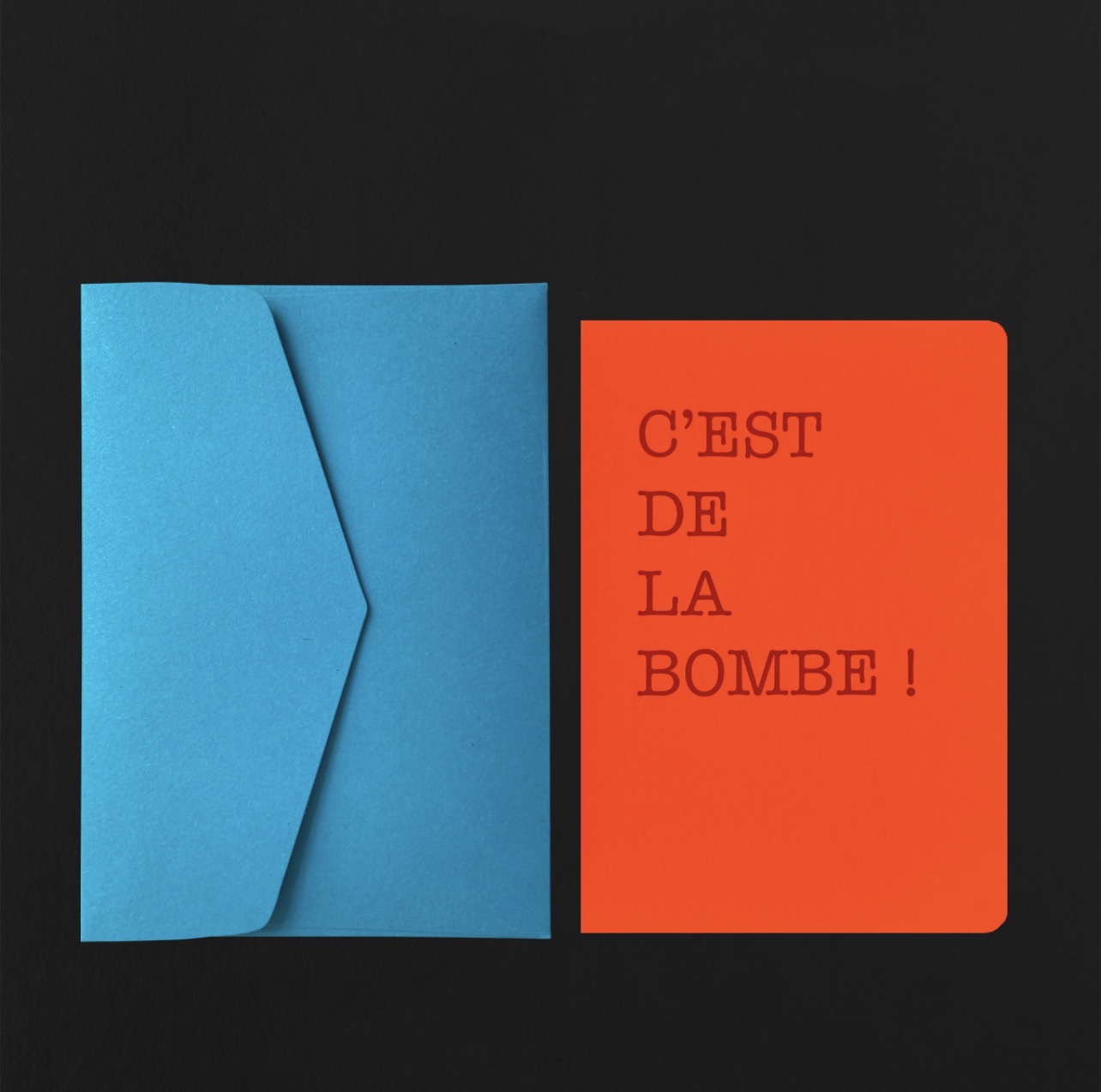 C’est De La Bombe + Cornflower Envelope