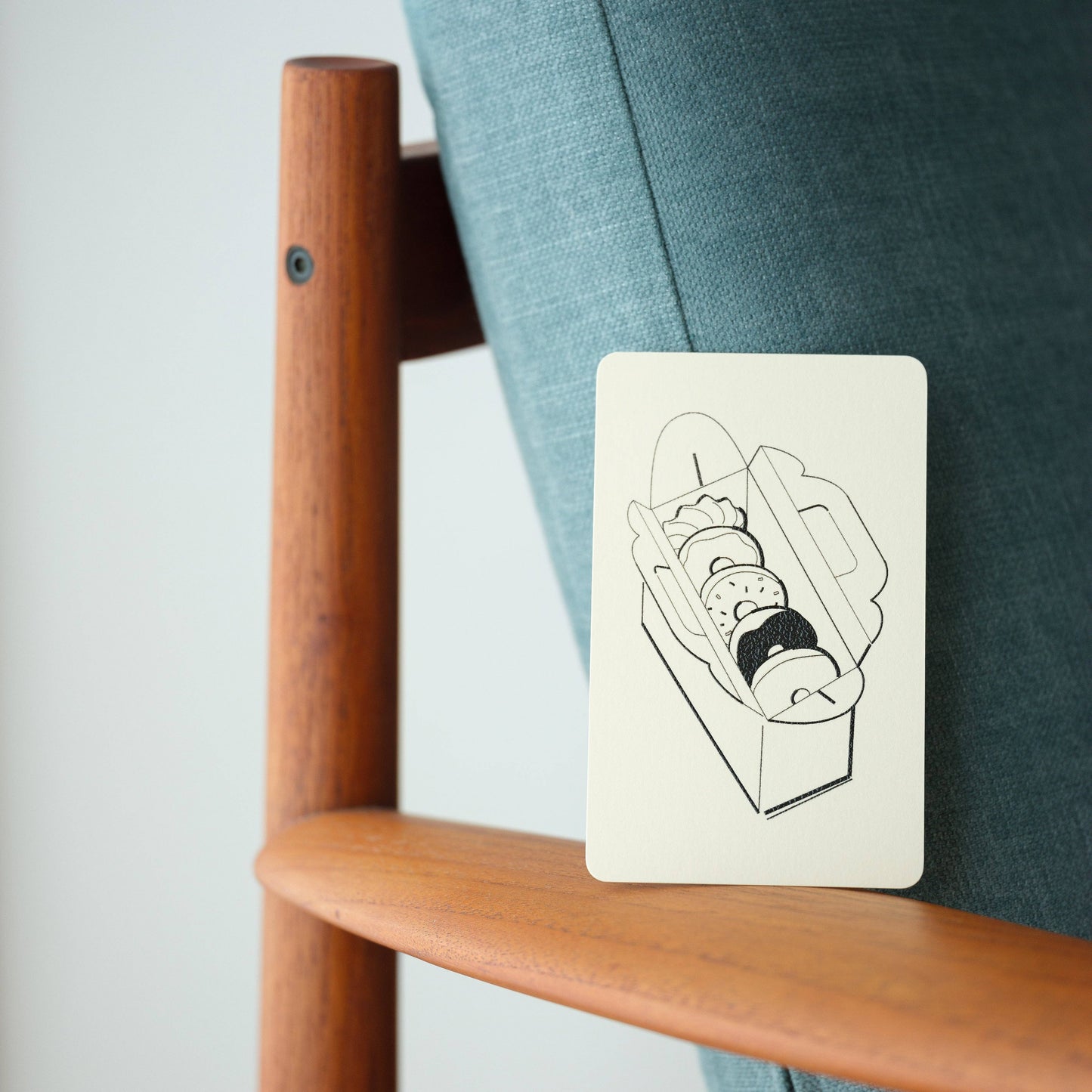 Handmade Embossed Card | Home Series: Doughnuts