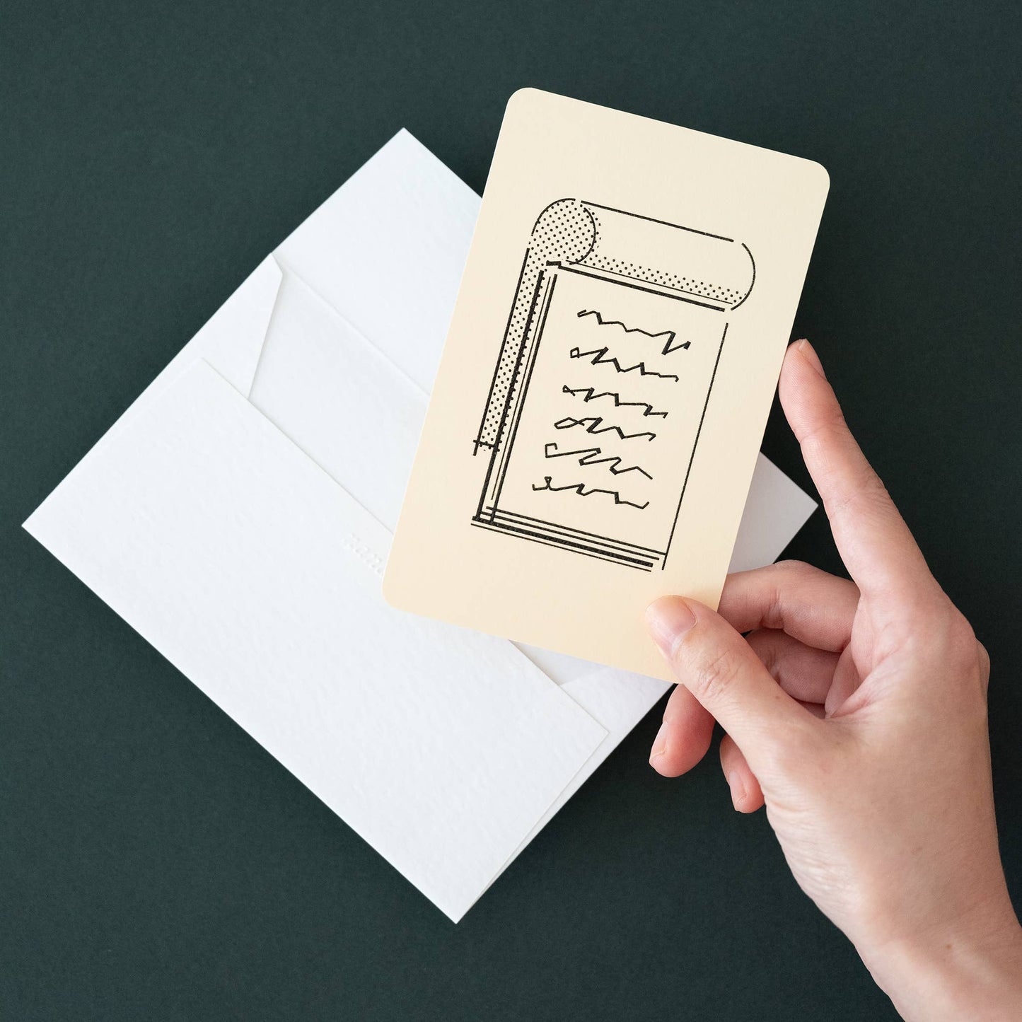 Handmade Embossed Card | Home Series: Notepad
