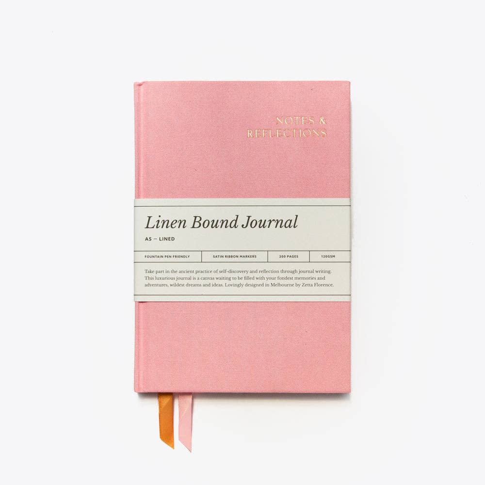 Zetta Florence Linen Journal - A5