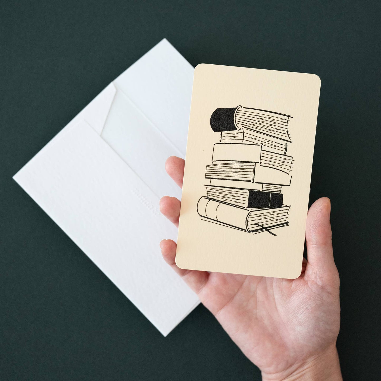 Handmade Embossed Card | Home Series: Tsundoku