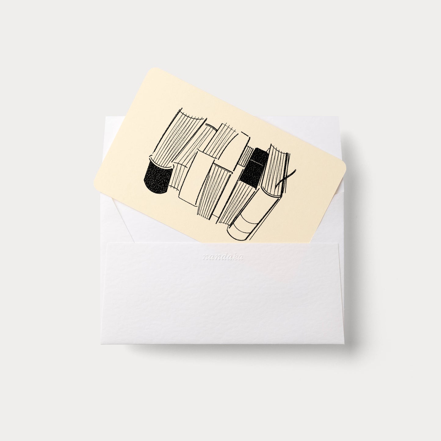Handmade Embossed Card | Home Series: Tsundoku