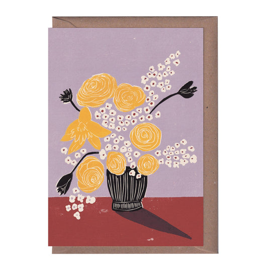 Spring Flowers Greeting Card