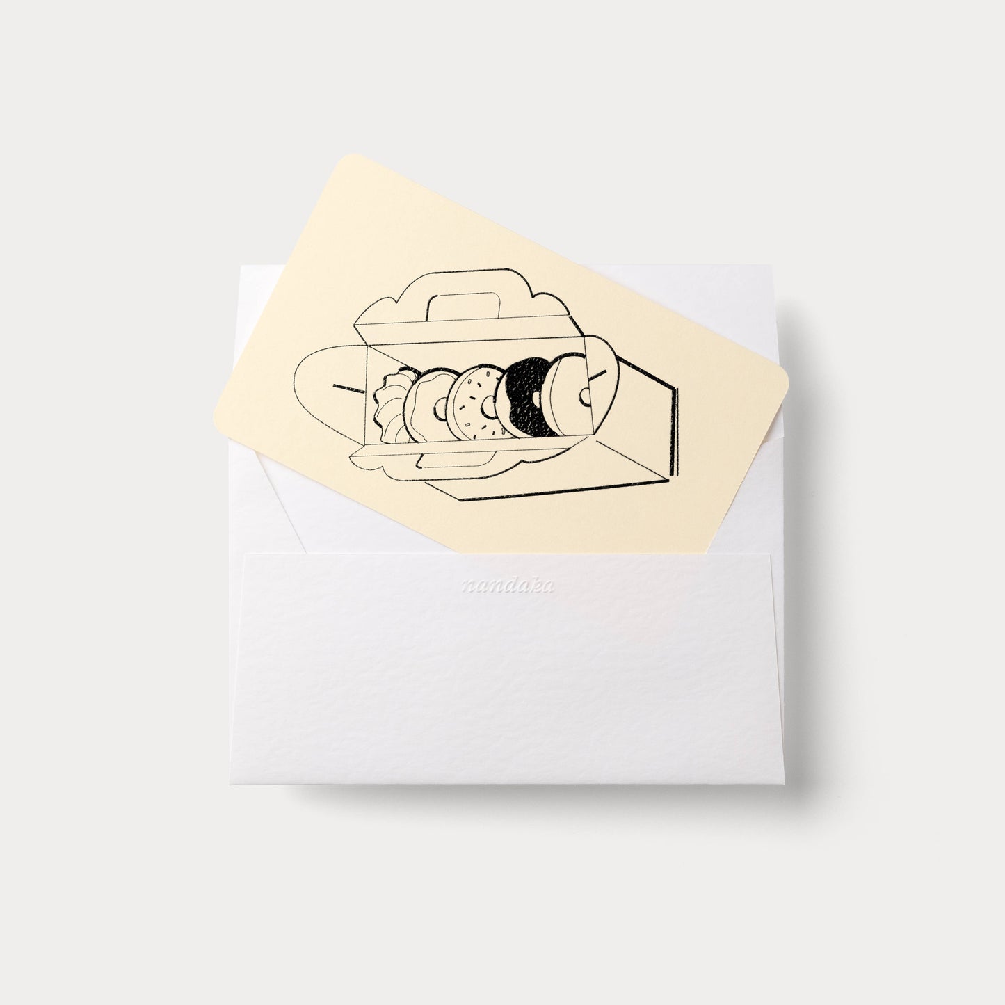 Handmade Embossed Card | Home Series: Doughnuts