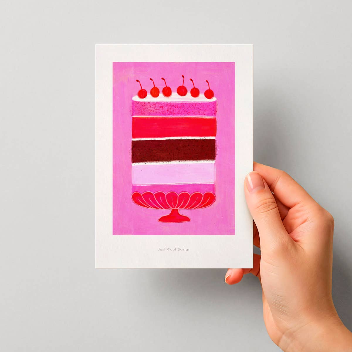 Cherry Cake | Mini Art Print