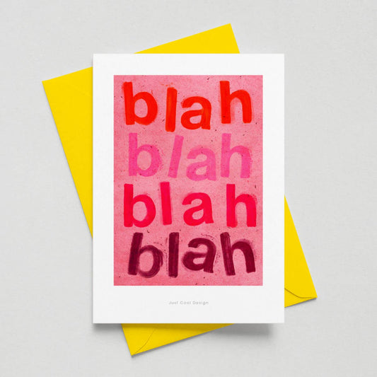 Blah Blah Blah |Mini Art Print