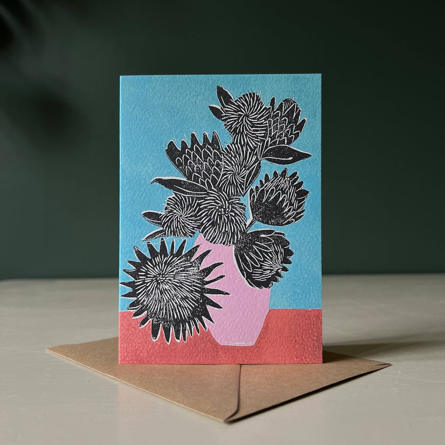 Chrysanthemums Greeting Card