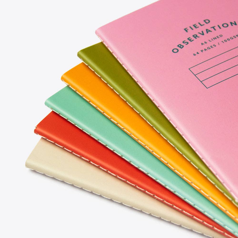 Zetta Florence Stitched Notebook - A6