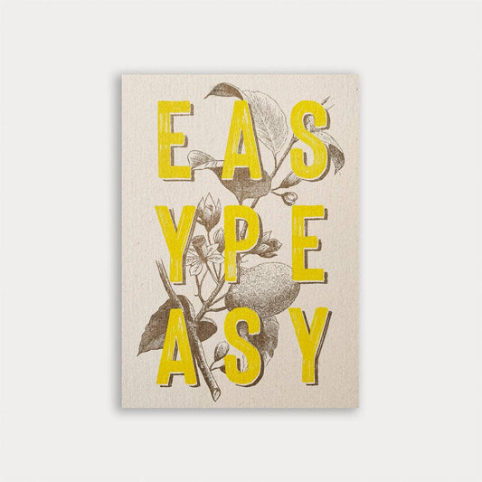 Easy Peasy / Postcard