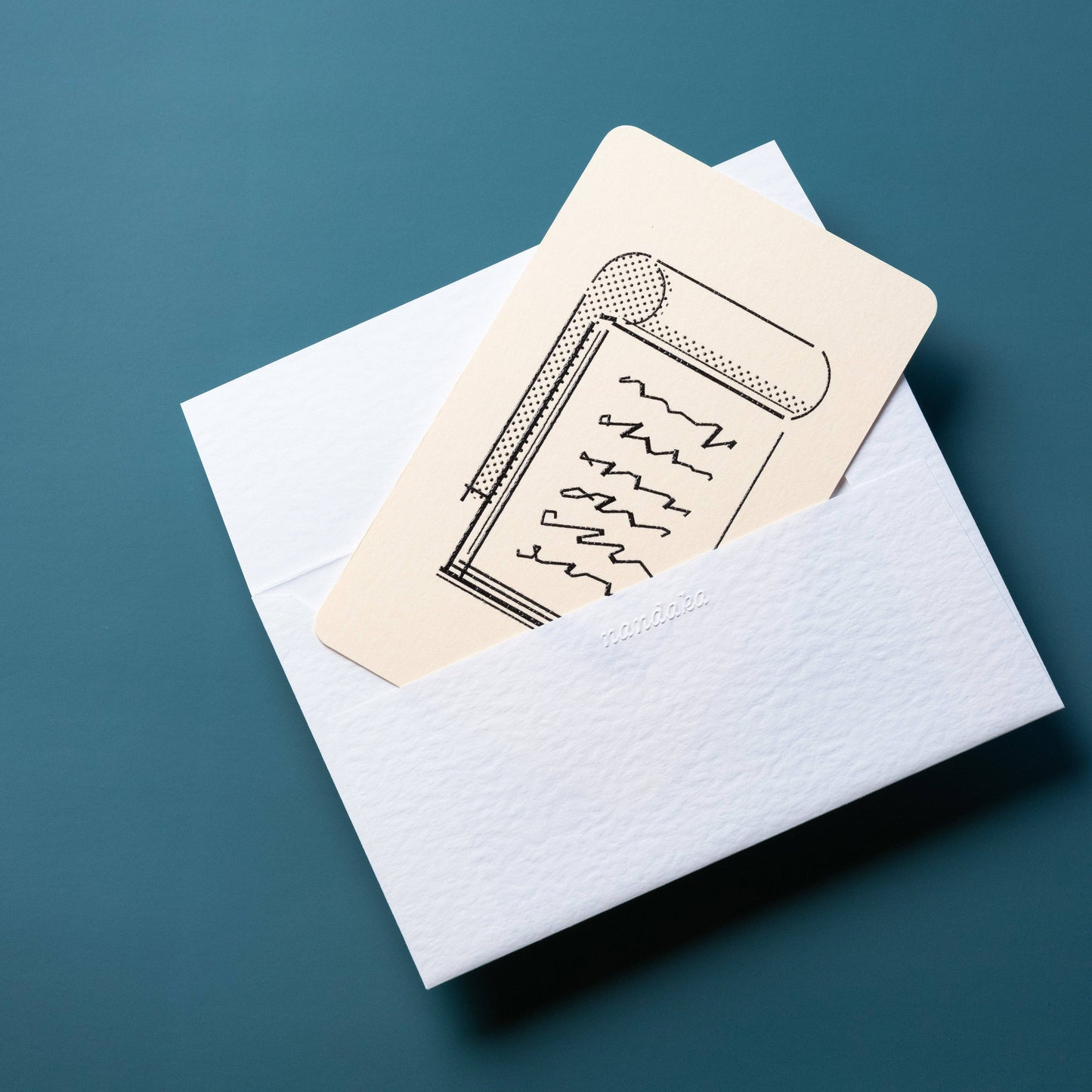 Handmade Embossed Card | Home Series: Notepad