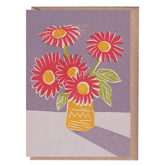 Red Flowers Greeting Card