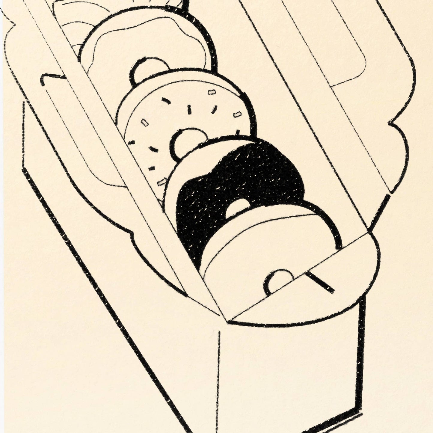 Handmade Embossed Card | Home Series: Doughnuts