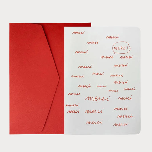 Merci + Carmine Envelope - BIG A5 Card.