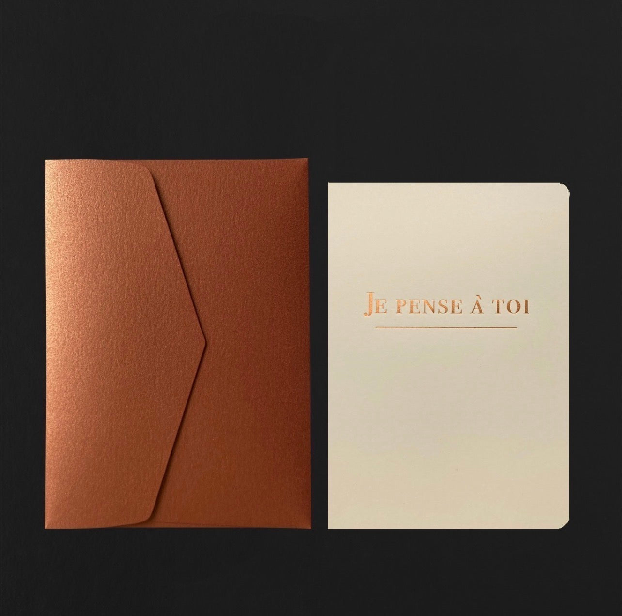 Je Pense À Toi + Copper Envelope