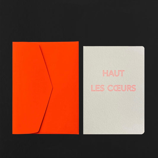 Haut Les Coeurs + Orange Envelope