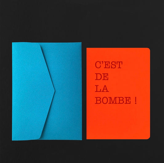 C’est De La Bombe + Cornflower Envelope