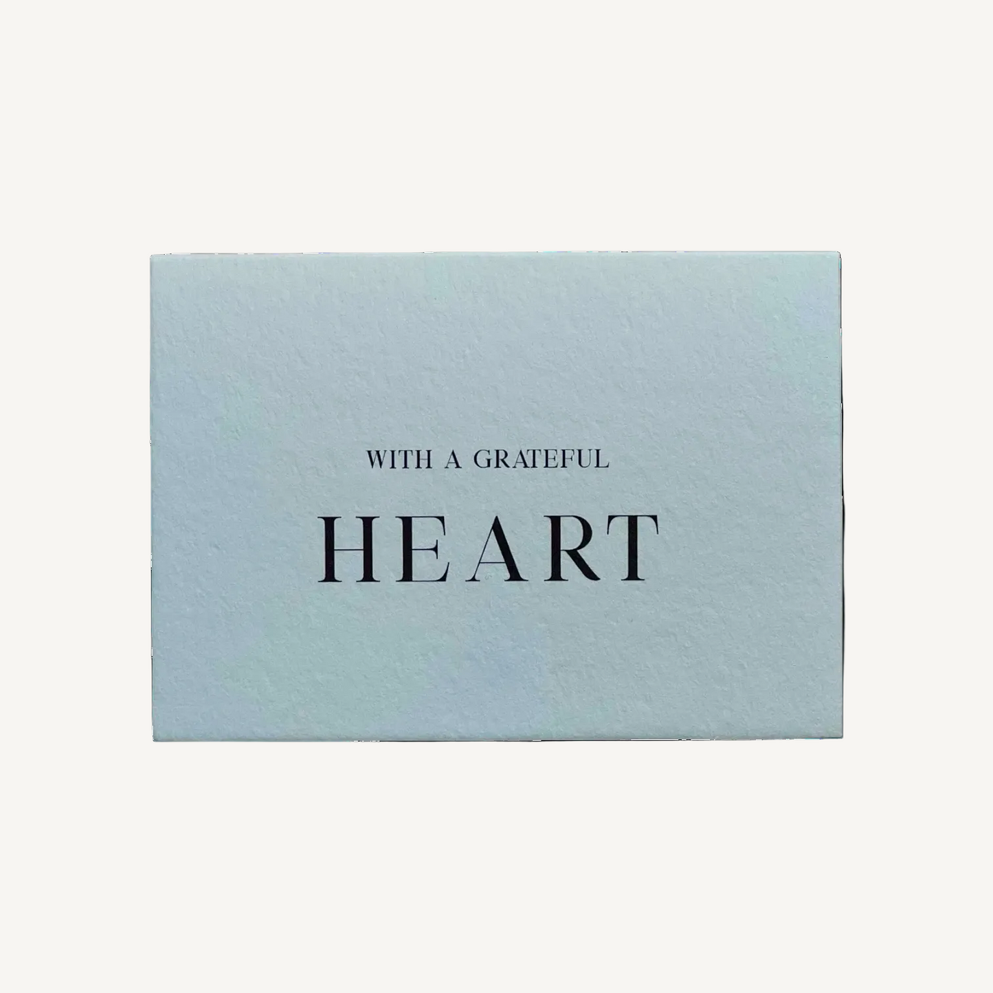 With A Grateful Heart