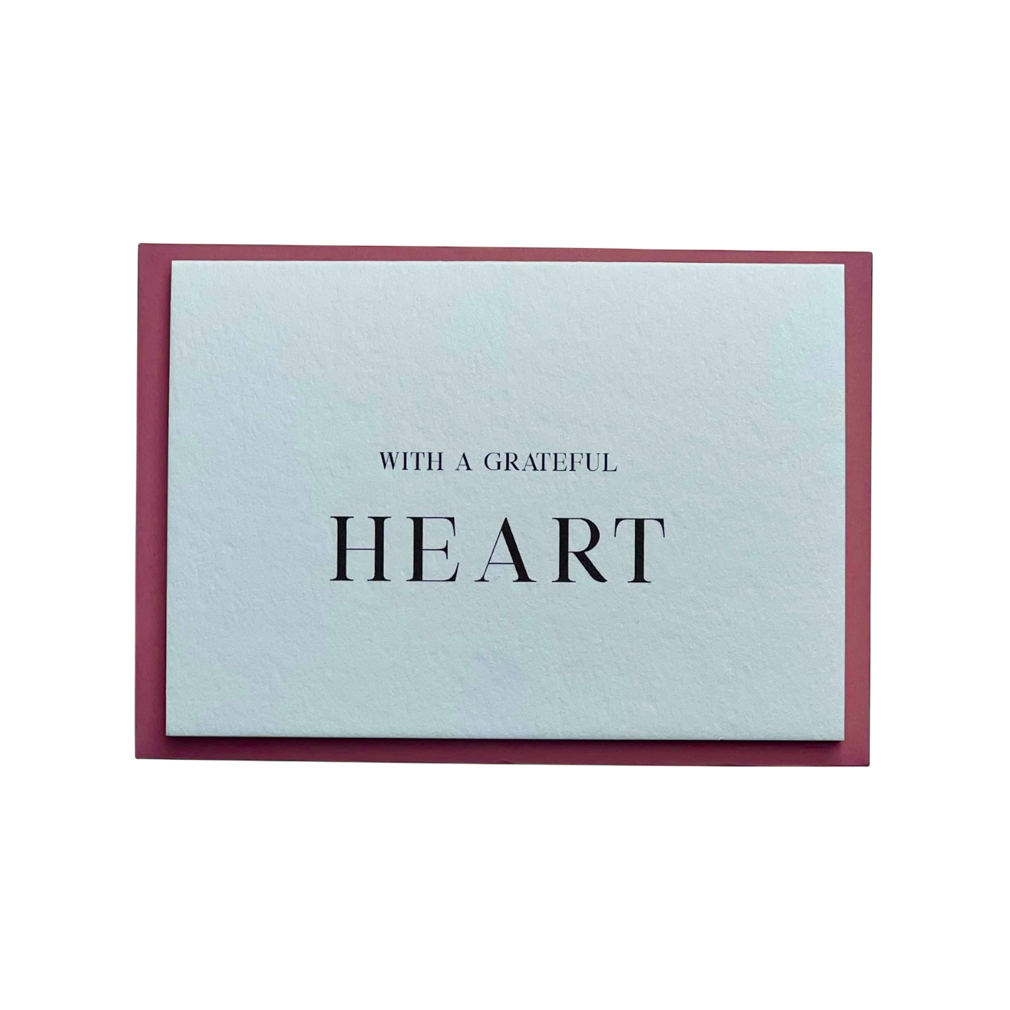 With A Grateful Heart