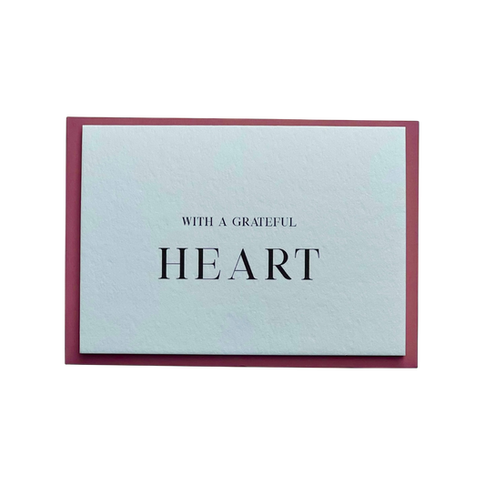With A Grateful Heart