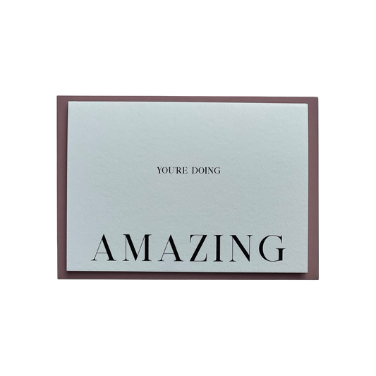 You're Doing Amazing