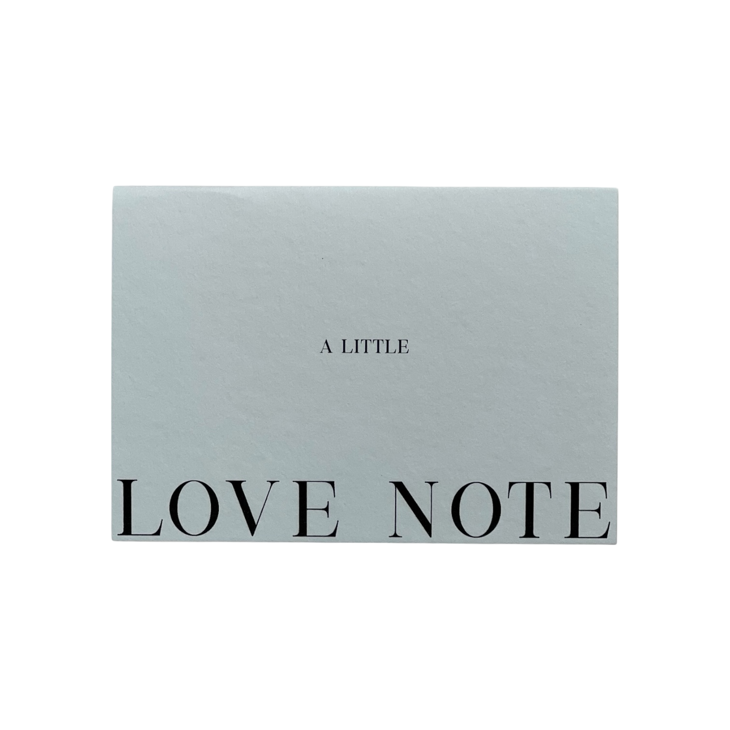 A Little Love Note
