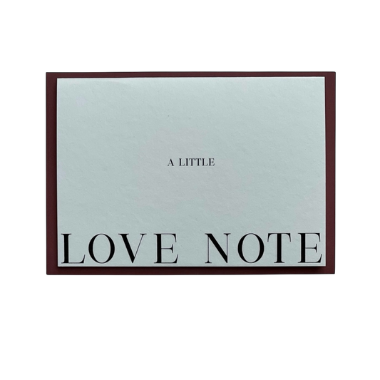 A Little Love Note