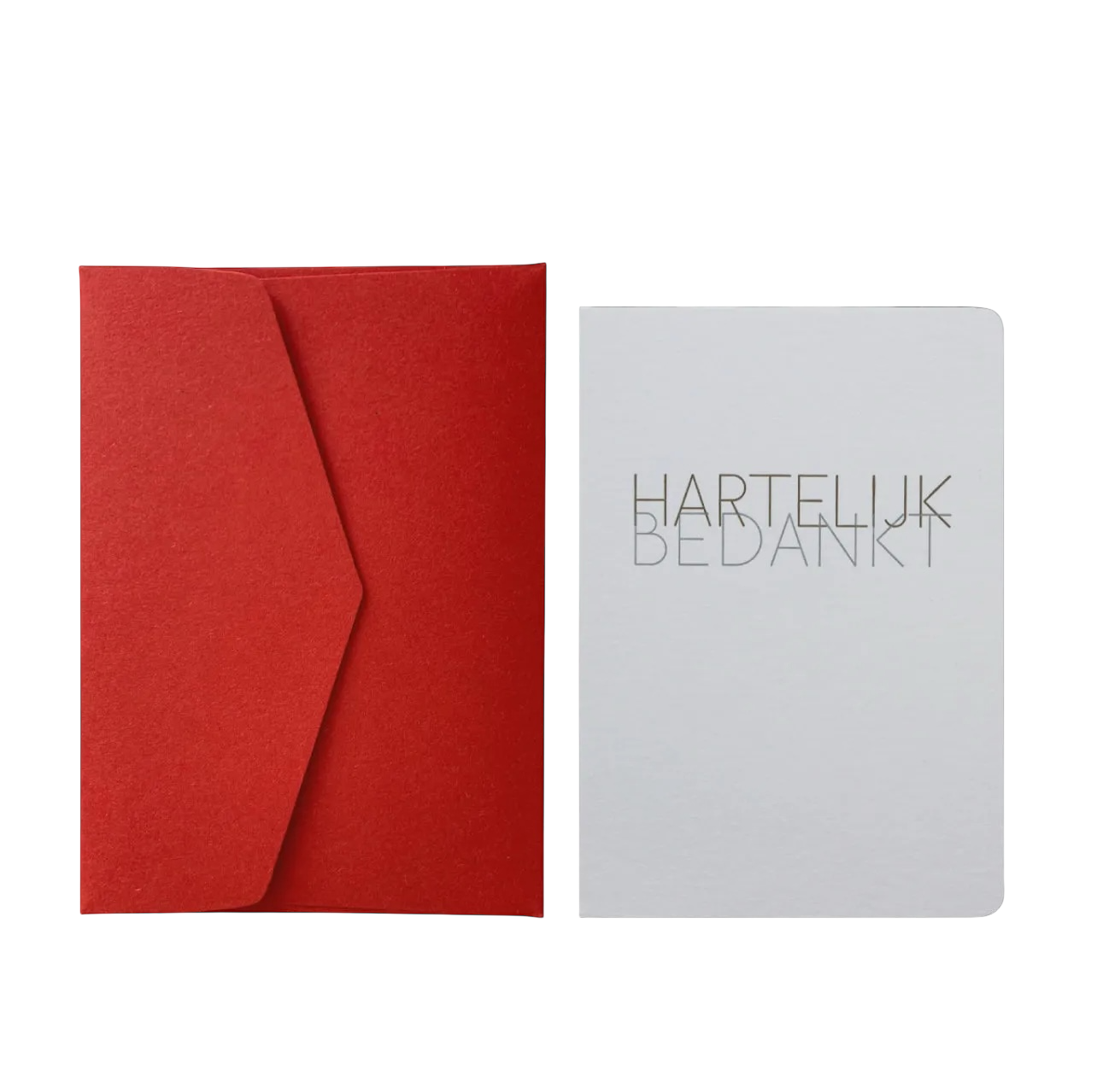 Hartelijk Bedankt + Carmine Envelope