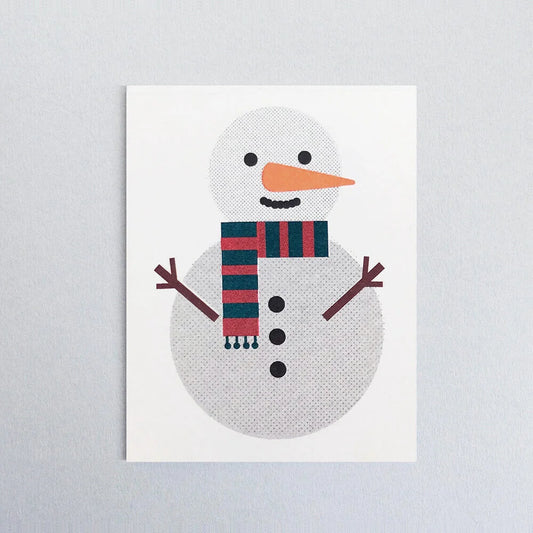 Snowman Mini Card