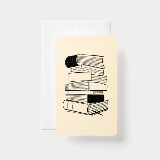 Handmade Embossed Card | Home Series: Tsundoku