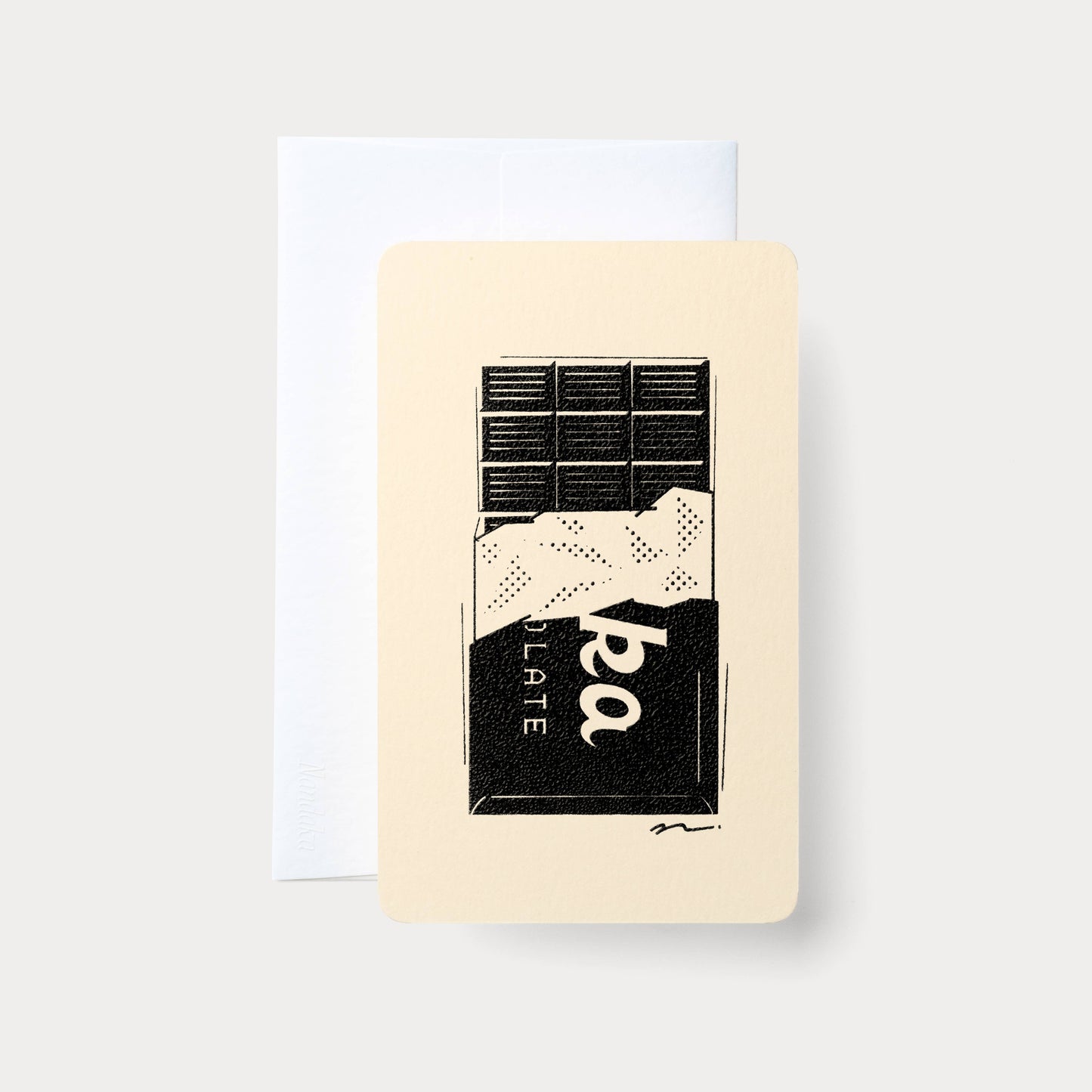 Handmade Embossed Card | Home Series: Chocolate