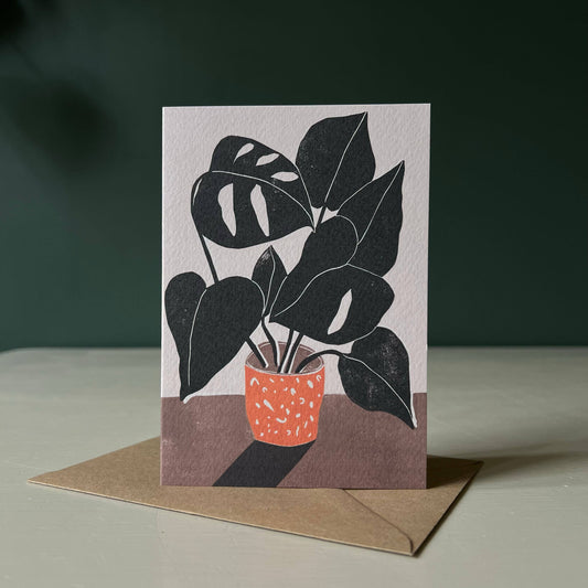 Monstera Greeting Card