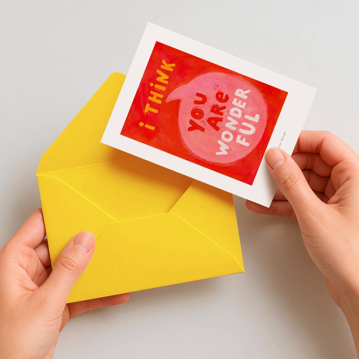 I Think You Are Wonderful | Mini Art Print