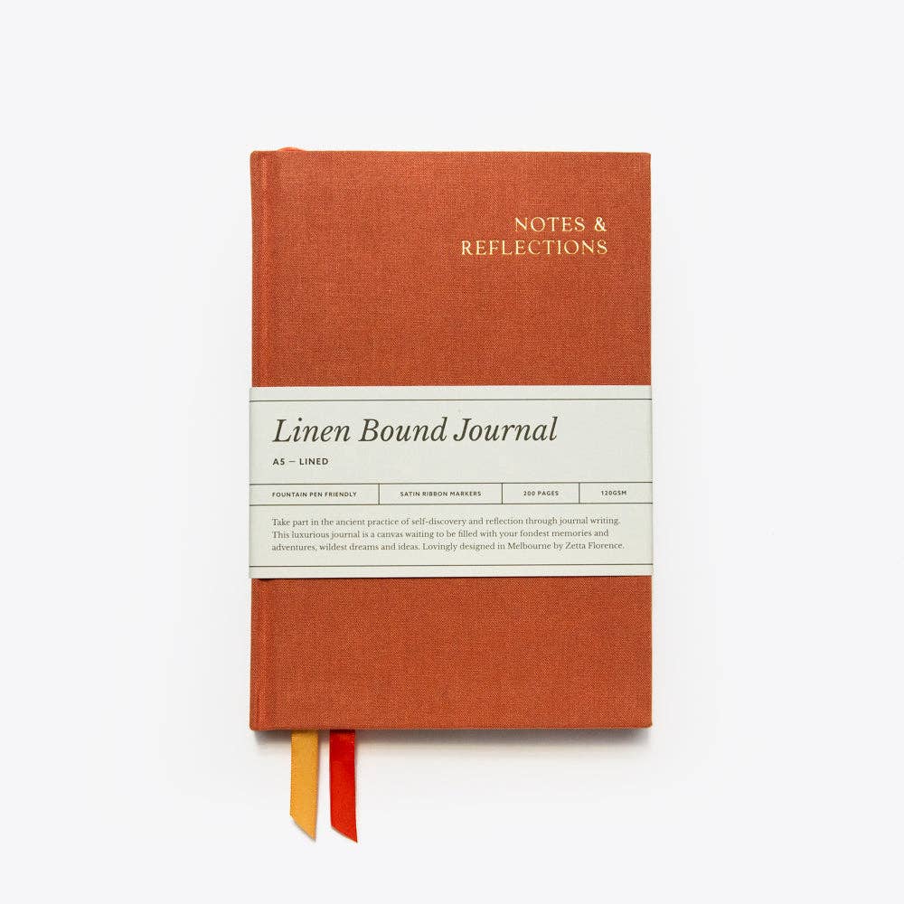 Journal en lin Zetta Florence - A5