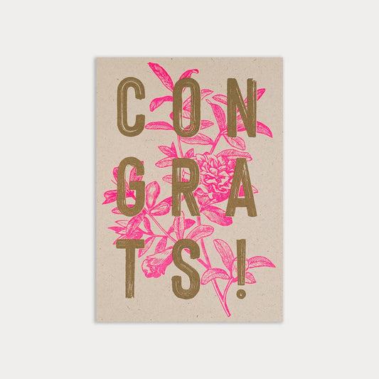 Congrats! / Postcard