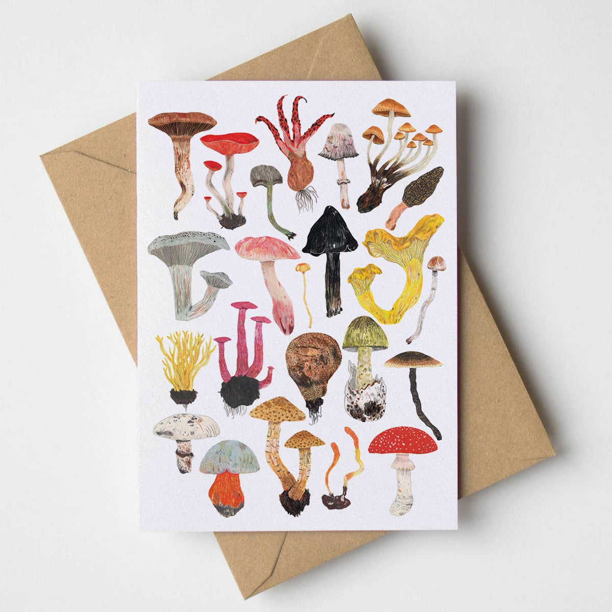 Mushrooms Greeting Card