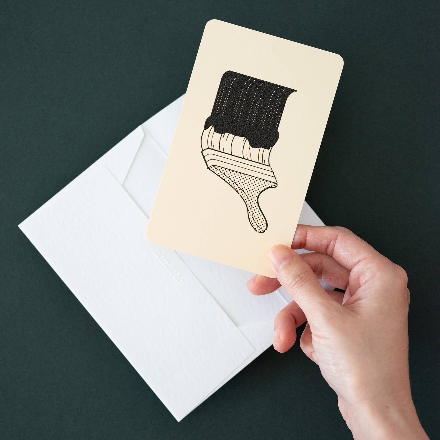 Handmade Embossed Card | Home Series: Paint