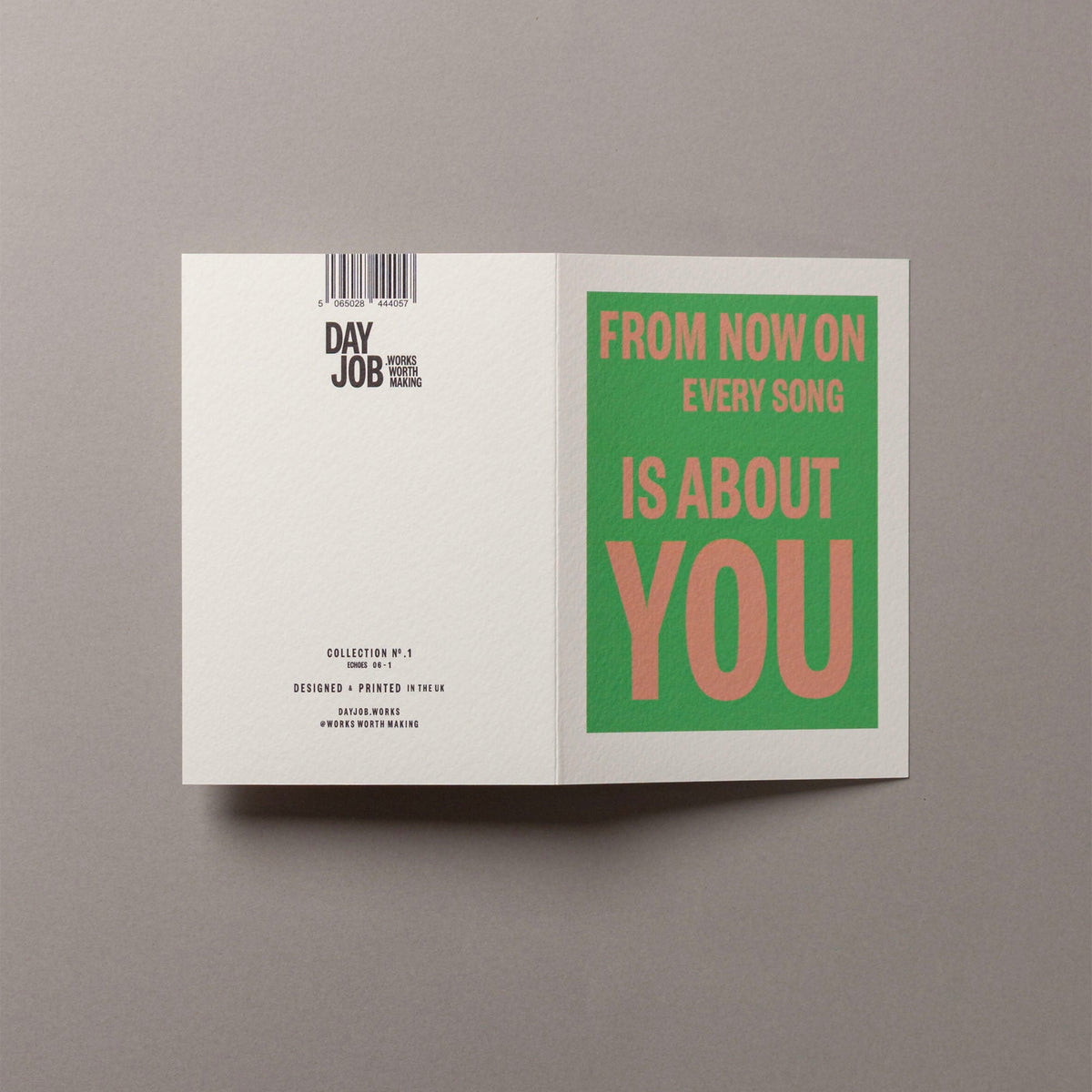 From Now On Every Song Is About You – Echoes Series