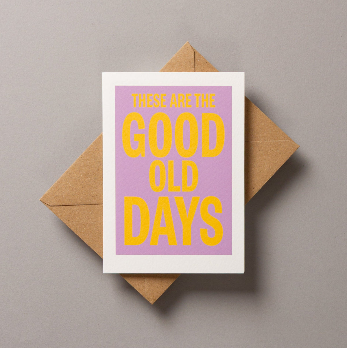 These Are the Good Old Days – Echoes Series