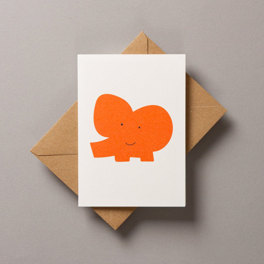 Tangerine Orange Elephant – Wild Series