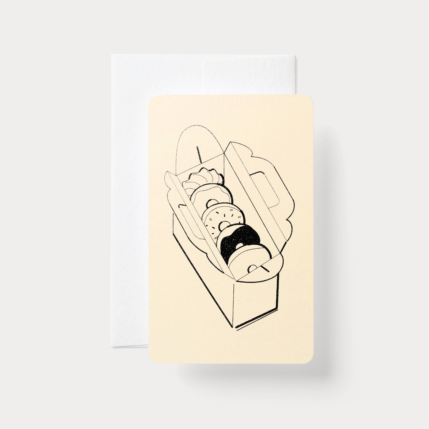 Handmade Embossed Card | Home Series: Doughnuts